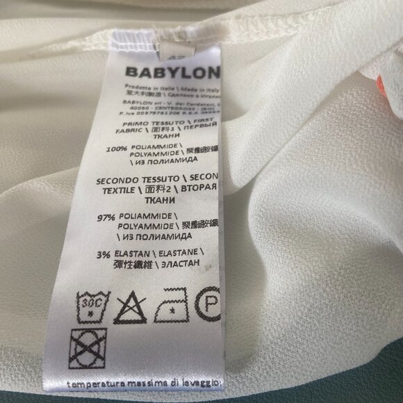 Babylon Dress Sheer Crepe Size 6 - Vacation, Resort, Beach - Picture 7 of 11